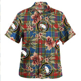 Bethune Modern Tartan Clan Crest Badge Aloha Hawaiian Shirt Tropical Old Style QI21 Bethune Modern Tartan Tartan Today